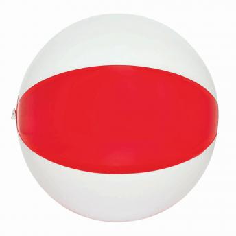 Пляжный мяч OCEAN, прозрачный красный, белый NTEU7-95143