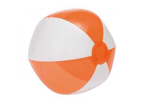 Пляжный мяч OCEAN, прозрачный оранжевый, белый NTEU7-95144
