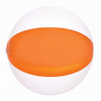 Пляжный мяч OCEAN, прозрачный оранжевый, белый NTEU7-95144