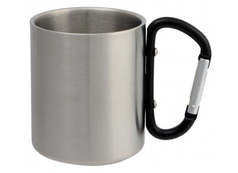Кружка из нержавеющей стали HIKING DAY, черный, серебристый NTEU7-95327