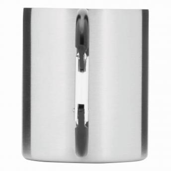 Кружка из нержавеющей стали HIKING DAY, черный, серебристый NTEU7-95327