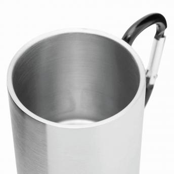 Кружка из нержавеющей стали HIKING DAY, черный, серебристый NTEU7-95327