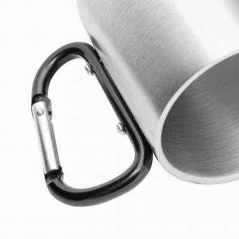 Кружка из нержавеющей стали HIKING DAY, черный, серебристый NTEU7-95327