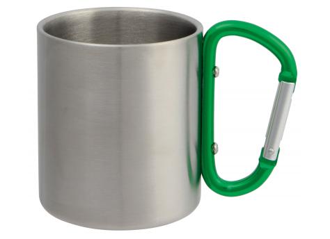Кружка из нержавеющей стали HIKING DAY, зеленая, серебристая NTEU7-95330