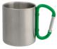 Кружка из нержавеющей стали HIKING DAY, зеленая, серебристая NTEU7-95330