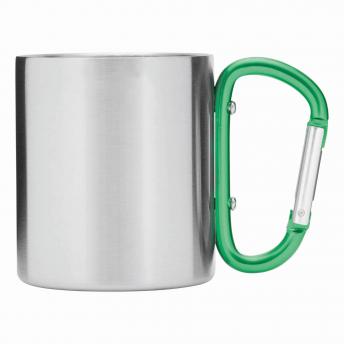 Кружка из нержавеющей стали HIKING DAY, зеленая, серебристая NTEU7-95330