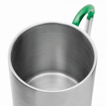 Кружка из нержавеющей стали HIKING DAY, зеленая, серебристая NTEU7-95330