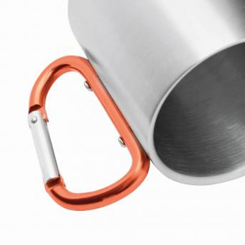 Кружка из нержавеющей стали HIKING DAY, оранжевый, серебристый NTEU7-95332