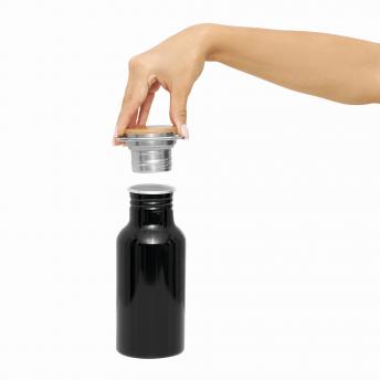 Алюминиевая бутылка ECO TRANSIT, черная NTEU7-113495