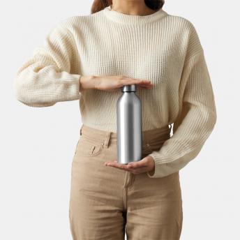 Алюминиевая бутылка JUMBO TRANSIT, серебристая NTEU7-537919