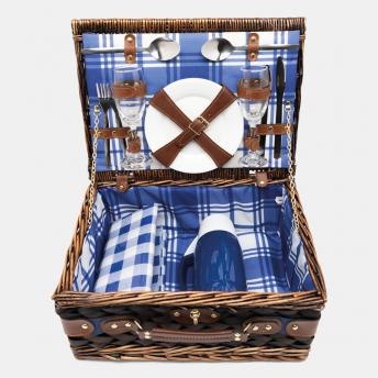 Корзина для пикника CENTRAL PARK, синий, белый NTEU7-94506