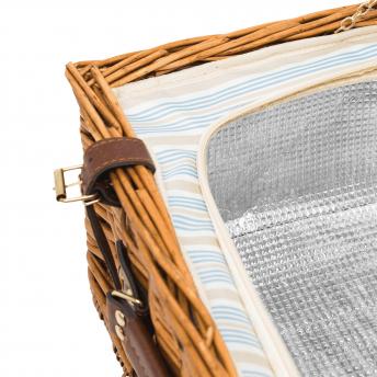 Корзина для пикника MADISON PARK на 4 человека, бежевая, синяя, коричневая NTEU7-94514