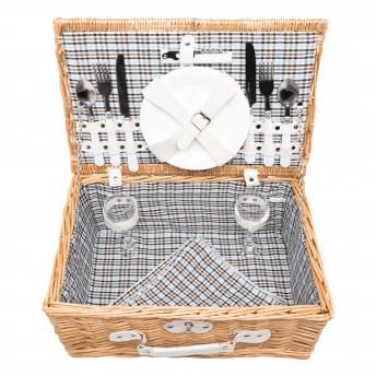 Корзина для пикника KINGS PARK, коричневая NTEU7-165853