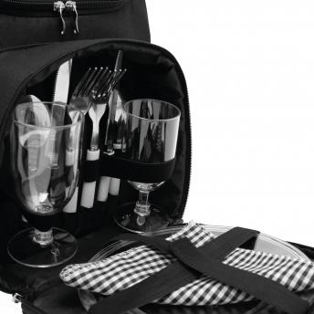 Рюкзак для пикника НАРУЖНЫЙ на 2 персоны, черный NTEU7-94519