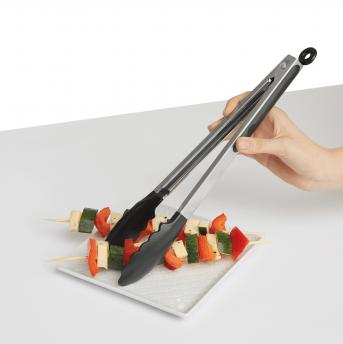 Щипцы для гриля из нержавеющей стали GRIP, черный, серебристый NTEU7-94527