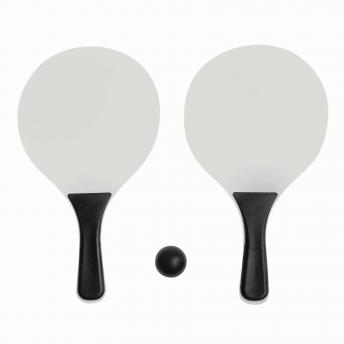 Набор пляжных мячей SUMMER FEELING, черный, белый NTEU7-93591