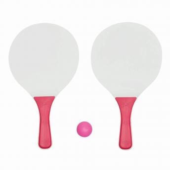 Ракетки SUMMER FEELING, розовый, белый NTEU7-93595