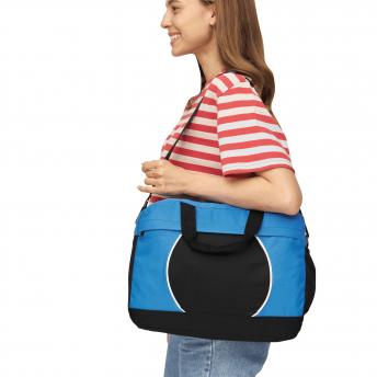 Сумка для документов PI, черный, королевский синий NTEU7-94643