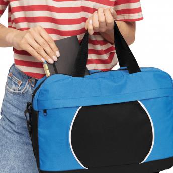 Сумка для документов PI, черный, королевский синий NTEU7-94643