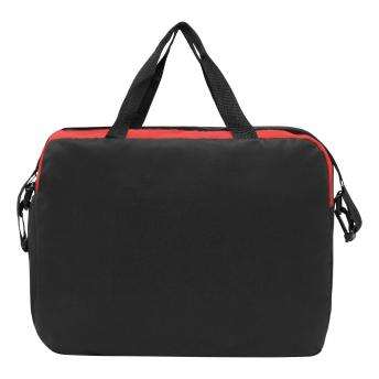 Элегантная сумка для документов PI, черная, красная NTEU7-94644