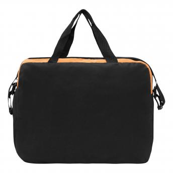 Элегантная сумка для документов PI, черный, оранжевый NTEU7-94645