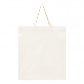 Хлопковая сумка PURE с короткими ручками, бежевая NTEU7-93049