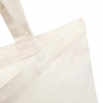 Хлопковая сумка PURE с короткими ручками, бежевая NTEU7-93049