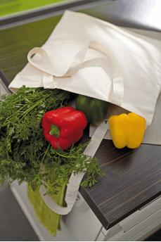 Хлопковая сумка PURE с длинными ручками, бежевая NTEU7-93051