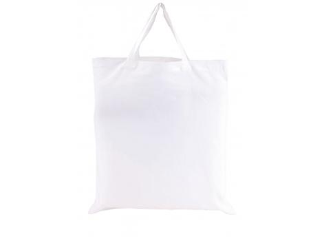 Хлопковая сумка PURE с короткими ручками, белая NTEU7-93061