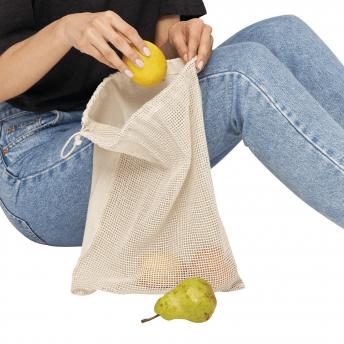 Сетка для фруктов и овощей SUPER FOOD L, натуральная NTEU7-113533