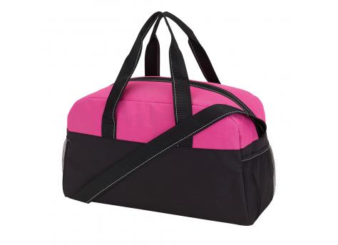 Спортивная сумка FITNESS, черная, розовая NTEU7-93082