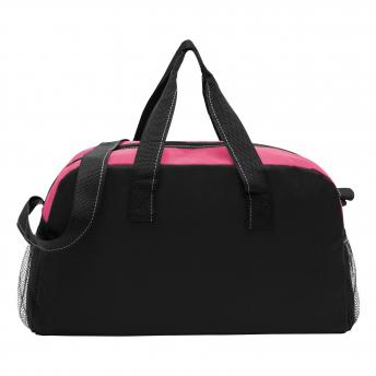 Спортивная сумка FITNESS, черная, розовая NTEU7-93082