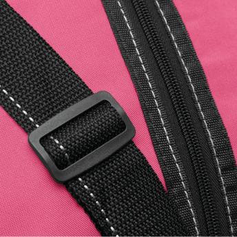 Спортивная сумка FITNESS, черная, розовая NTEU7-93082