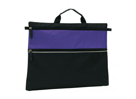 Пакет для документов FILE, черный, фиолетовый NTEU7-93092