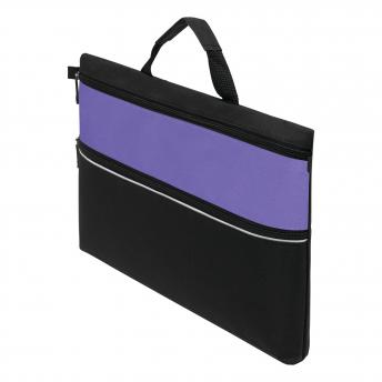 Пакет для документов FILE, черный, фиолетовый NTEU7-93092