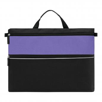 Пакет для документов FILE, черный, фиолетовый NTEU7-93092