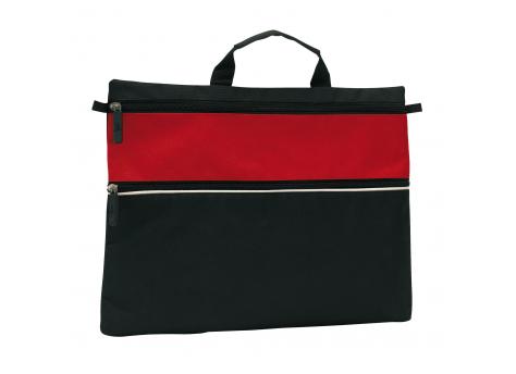 Сумка для документов FILE, черная, красная NTEU7-93094