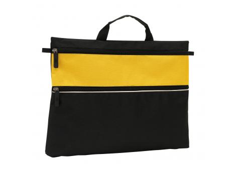 Сумка для документов FILE, черная, желтая NTEU7-93097