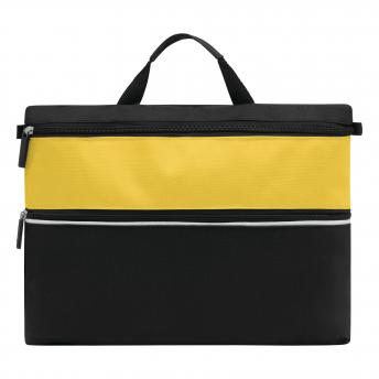 Сумка для документов FILE, черная, желтая NTEU7-93097