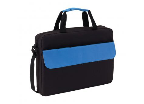 Сумка для документов BRISTOL, черная, синяя NTEU7-93105