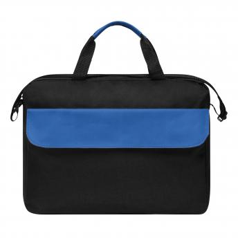 Сумка для документов BRISTOL, черная, синяя NTEU7-93105