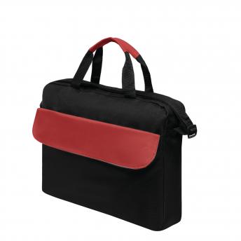 Сумка для документов BRISTOL, черная, красная NTEU7-93107