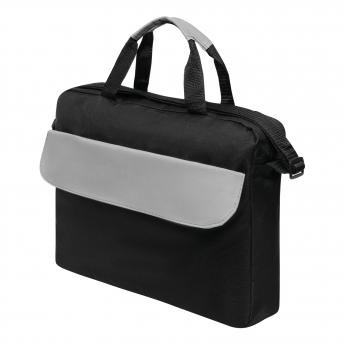 Сумка для документов BRISTOL, черная, серая NTEU7-93108