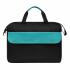 Сумка для документов BRISTOL, черная, бирюзовая NTEU7-93109