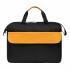Сумка для документов BRISTOL, черная, оранжевая NTEU7-93110