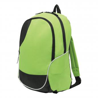 Рюкзак CURVE, черный, светло-зеленый NTEU7-93651