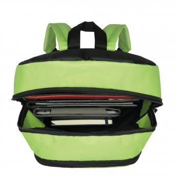 Рюкзак CURVE, черный, светло-зеленый NTEU7-93651