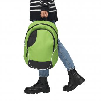 Рюкзак CURVE, черный, светло-зеленый NTEU7-93651