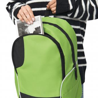 Рюкзак CURVE, черный, светло-зеленый NTEU7-93651
