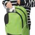 Рюкзак CURVE, черный, светло-зеленый NTEU7-93651